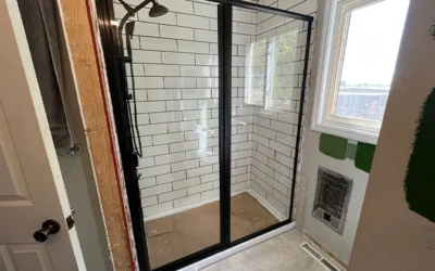 Modern Framed Shower Enclosure