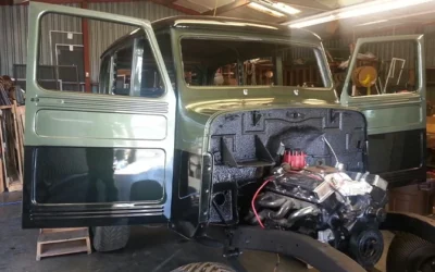 Vintage Jeep Wagon Glass Restoration