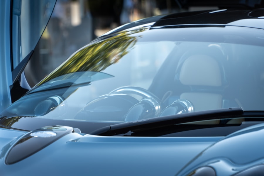 Photo windshield glass replacement