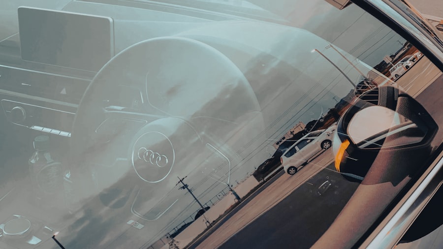 Photo windshield replacement
