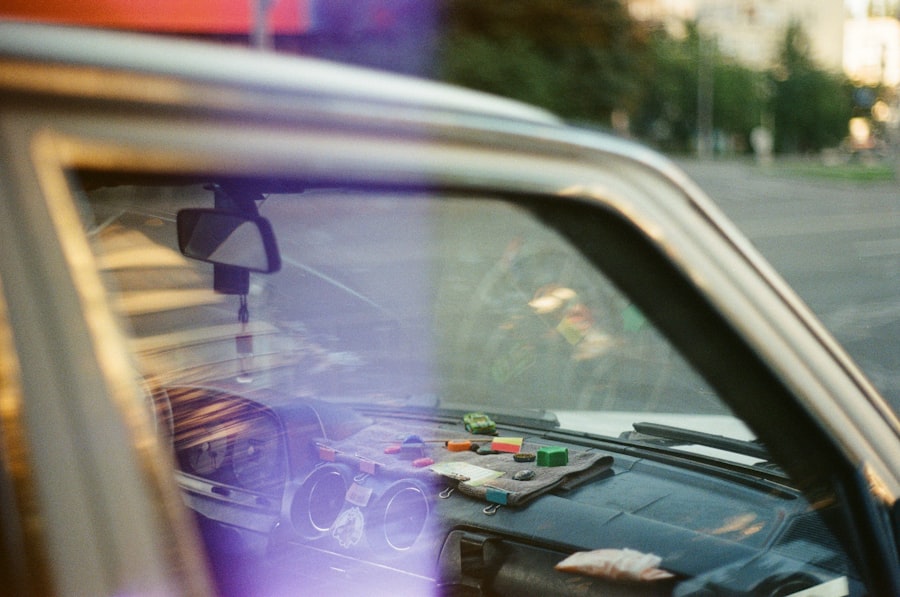 Photo car glass repair