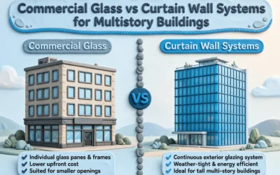 Commercial Glass vs Curtain Wall Systems for Multistory Buildings
